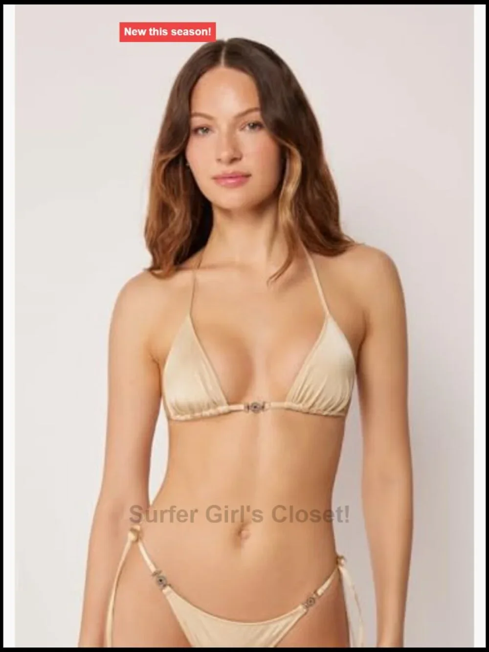 N/A triangle swimsuit